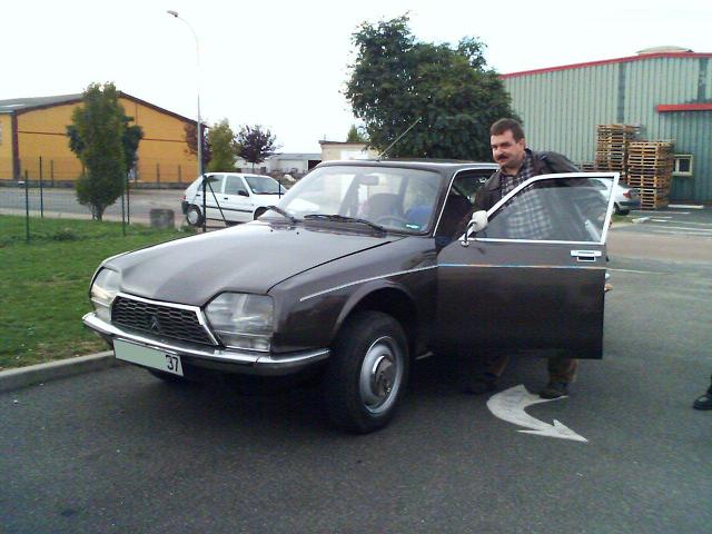 Thierry va ranger la GS Birotor