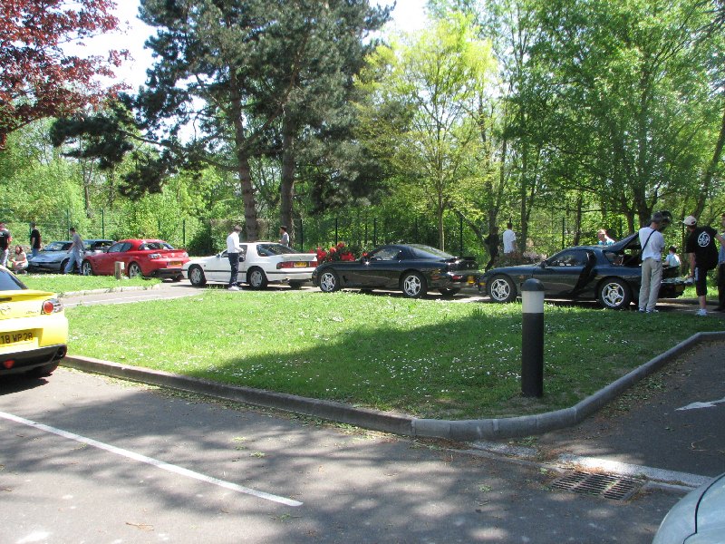 Arrivée sur le parking du musée