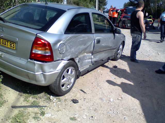 3eme voiture percutée