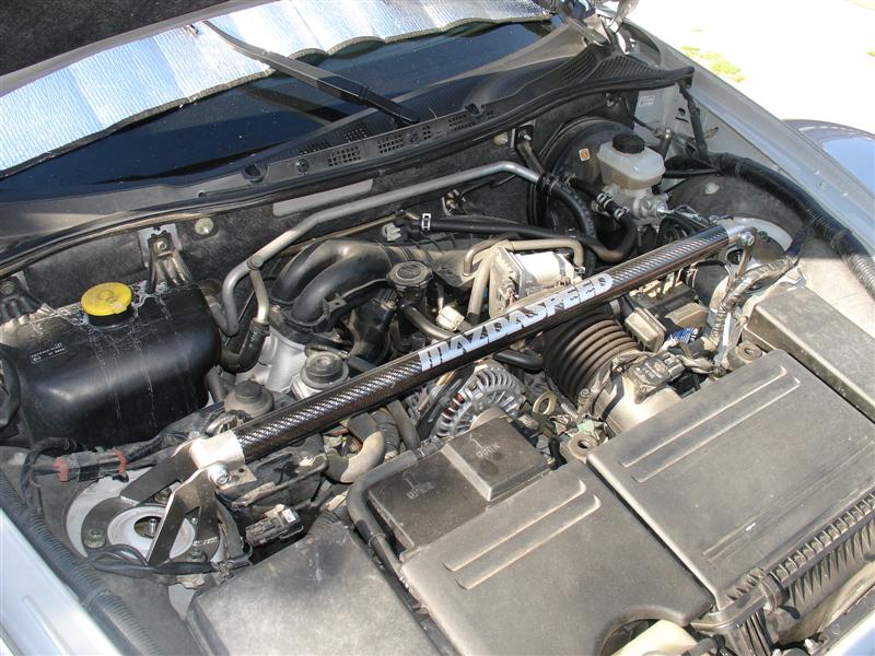 La barre AR MAZDASPEED (mériterait un meilleurvernis...)