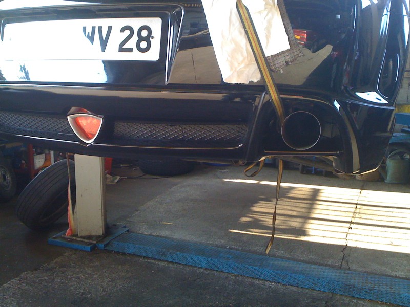 PC peint + spoiler + embout