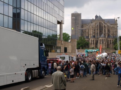 L'arrivée des voitures