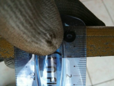et ca , c'est la plaquette neuve (presque 11mm).
