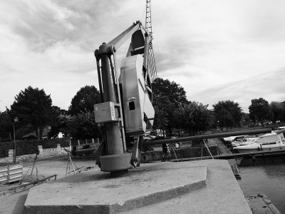 Au bord du lac léman, un essai en noir-blanc