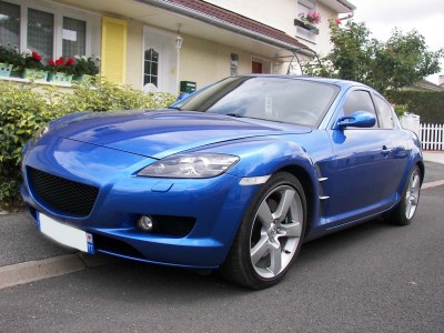 rx8 blue ...