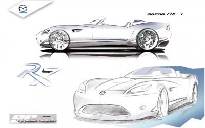 RX-7 2012 Paris Motor Show Concept by Stef Romecki