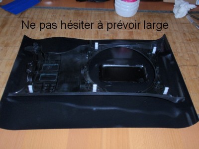 Prévoir large ...