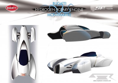 Bugatti Montmartre 3D By Stef Romecki