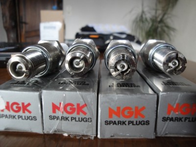 Les new bougies Iridium laser. Toutes propres :D