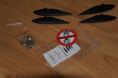 Fender stakes Matte black / Aluminium