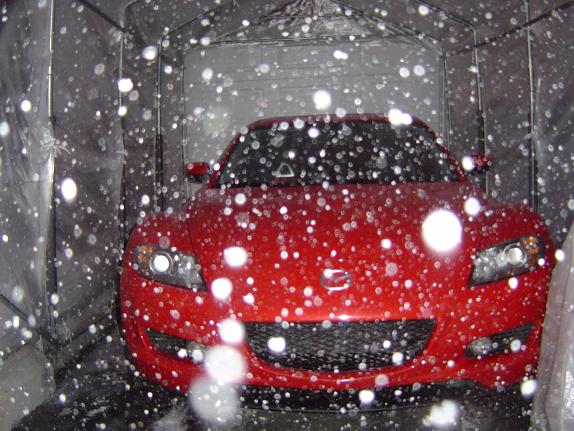 sous la vilaine neige